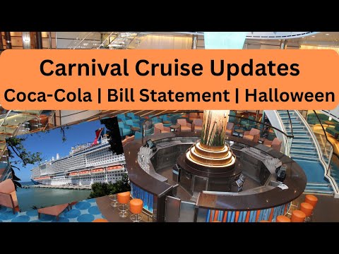 Thumbnail for Carnival Cruise Updates - Halloween 2025 Sailing Schedule, Coca-Cola Rollout Update, and Bill Tip!