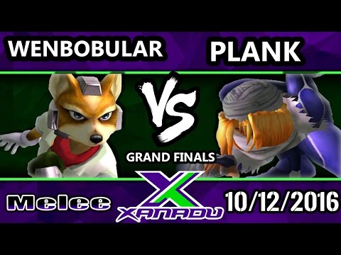 S@X 171 - Wenbobular (Fox) Vs. Plank (Sheik) - SSBM Grand Finals - Smash Melee