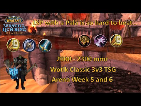 This feels like the only way to beat LSP... (as TSG) Warr/DK PoV Wotlk Classic 3s PvP (German comms)