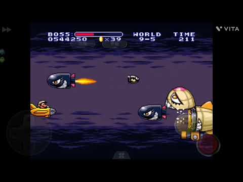 SMW hack Super Mario Bros. For Lost Players (SNES) All Bosses (No Damage)