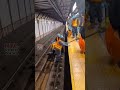 New York subway track trash clean up #Shorts