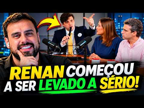 JORNALISTAS FICAM SEM REAÇÃO c/ AVANÇO de RENAN SANTOS!