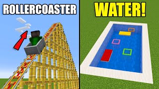 MINECRAFT: 10+ Summer Party Build Hacks!