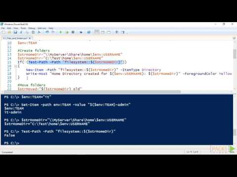 Mastering Windows PowerShell 5 Administration Interacting with Files and Folders | packtpub com