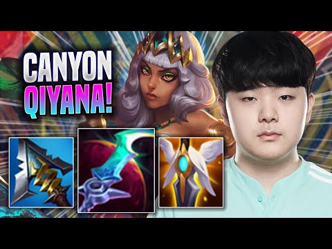 CANYON IS SO GOOD WITH QIYANA! - DK Canyon Plays Qiyana JUNGLE vs Kindred! | Season 2022