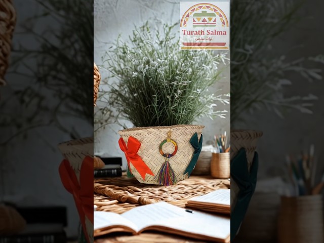 زنبيل مزينة