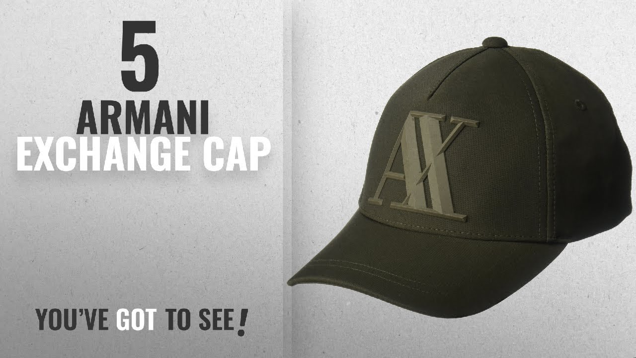 Top 10 Armani Exchange Cap [2018]: A|X Armani Exchange Men's Baseball Cap