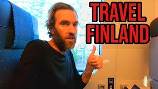 HOW TO TRAVEL FINLAND | A Train Journey In The Snow