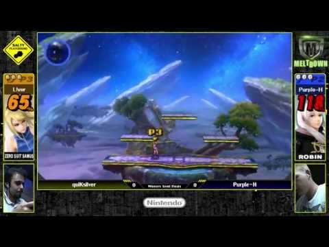 SSB4@MDB - quiKsilver (ZSS) Vs. Purple-H (Ike, Robin) - SSB4 Winners Semi Finals