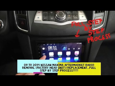 2010 Nissan Maxima (2009-14) Factory removal/replace with touch screen(full step by step approach)!