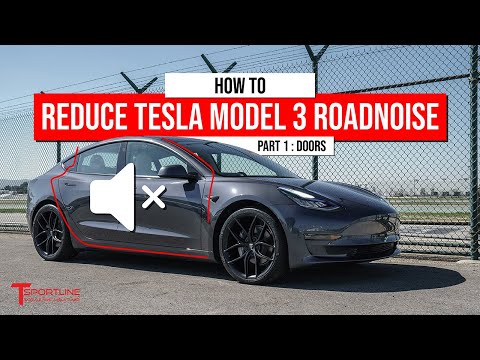 DIY Installing Tesla Model 3 Dynamat Noise Cancelation Kit / Reduce Road Noise, Improve Sound System