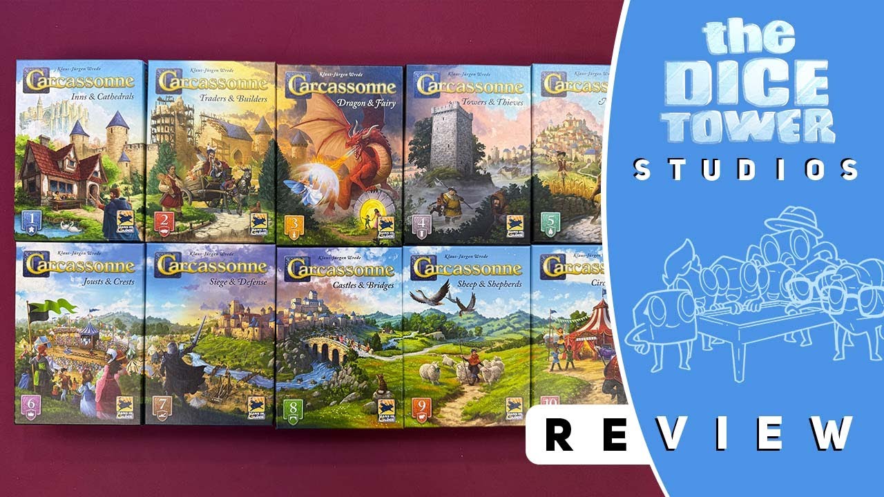 Ten Carcassonne Expansions Review: Your Carc is Worse Than Your Bite