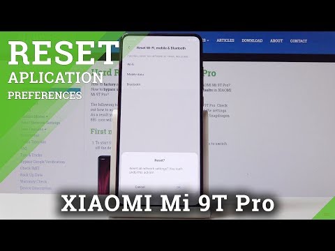 How to Reset Network Settings in XIAOMI Mi 9T Pro - Restore Network / Fix Wi-Fi