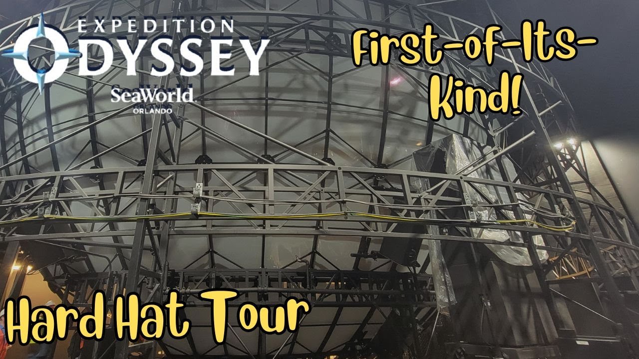 NEW! First-of-Its-Kind Expedition Odyssey at SeaWorld Orlando Hard Hat Tour!