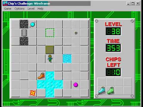 CCLP3 level 38 solution - 304 seconds