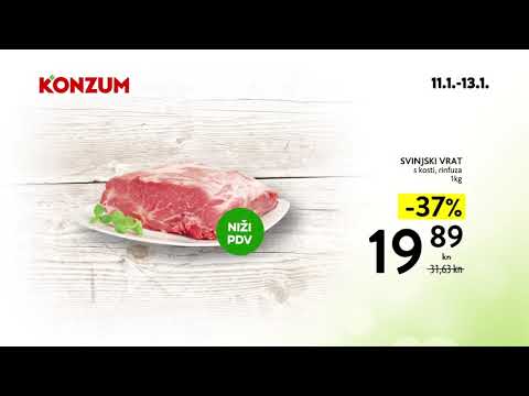 Konzum vikend akcija od 11.-13.01.2019.