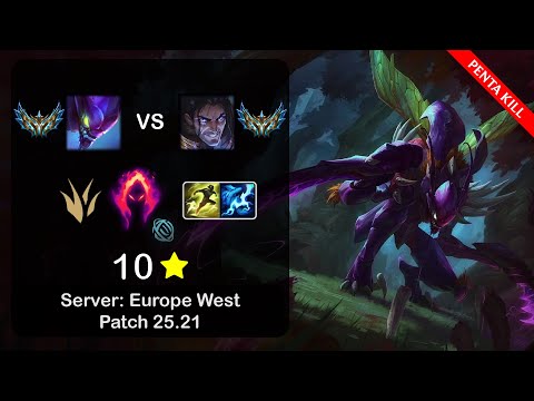 Kha'Zix Jungle vs Sylas - EUW Challenger - Patch 25.21