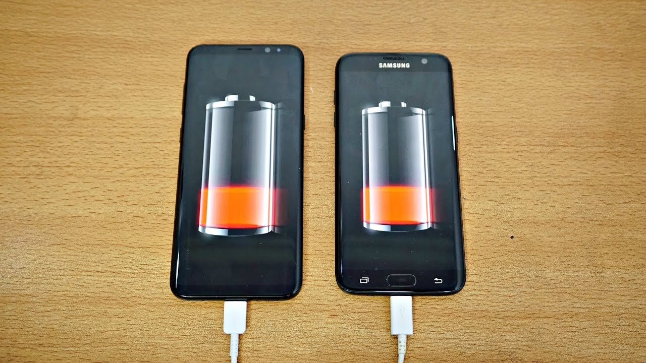 Samsung Galaxy S8 Plus vs S7 Edge - Battery Drain Test! (4K)