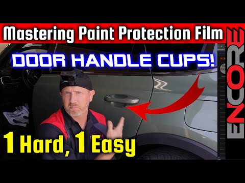 How To Install PPF Door Handle Cup Protectors