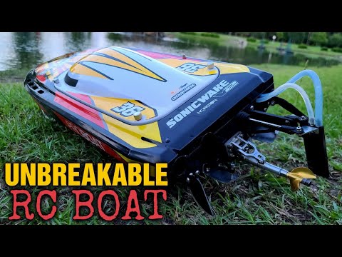 Worlds Strongest Rc Boat Sonicwake V2 Upgraded Esc & DURABILITY Test