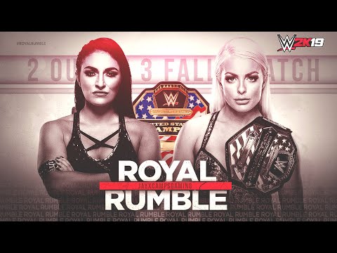 WWE 2K19 Royal Rumble - Sonya Deville v Mandy Rose - U.S Women's Championship