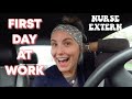 GRWM FOR MY FIRST DAY OF WORK | NURSE EXTERN VLOG