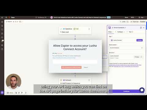 Salesforce lead enrichment to Outreach video thumbnail