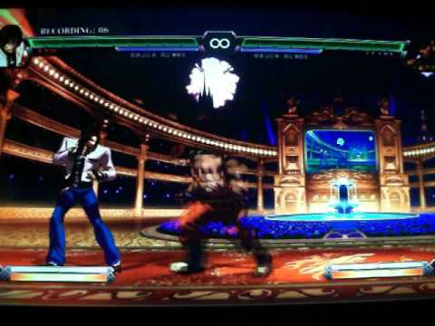 「KOF XIII Console 1.01」EX Kyo R.E.D. Kick Glitch