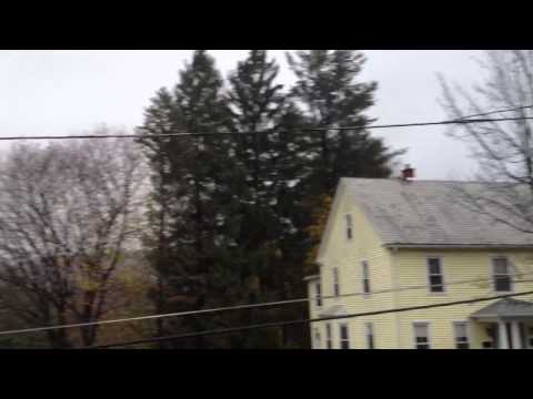 Hurricane Sandy in north Adams mass