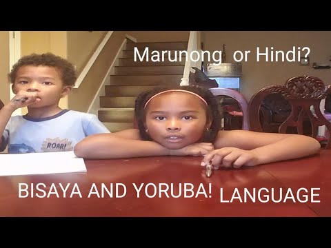 Afro girl speaking  bisaya and yoruba  language || Learning different language and tutorial lesson