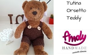 tutina uncinetto orsetto teddy - winnie the pooh