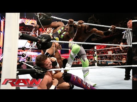 The New Day vs. Cesaro & Tyson Kidd - WWE Tag Team Championship Match: Raw, May 18, 2015