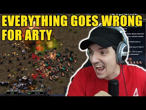 Everything goes wrong in this game for Artosis - Artosis Clips - Starcraft: Remastered Broodwar