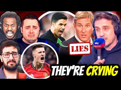 Keown EXPOSED Arsenal LIES...Neville & Jordan Caught 😨 Man Utd Make Them CRY & They Lied About Šeško