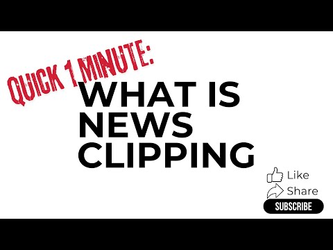What is News Clipping