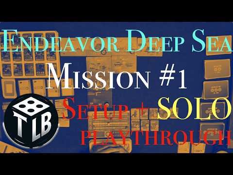 Learn & Play Solo! Endeavor: Deep Sea Mission 01 Setup + Gameplay