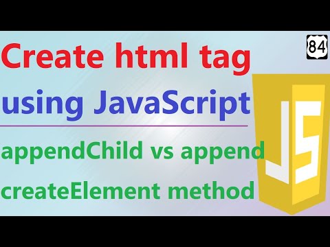 84 Createelement In Javascript Appendchild In Javascript Append In Javascript Html With Js