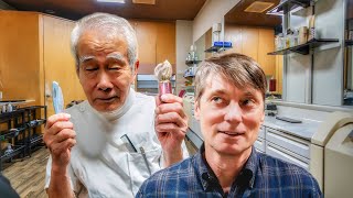 💈 Relax, I'm Back In The Chair with Kyoto’s 80-Year-Old Barber Legend | Shimomae-san