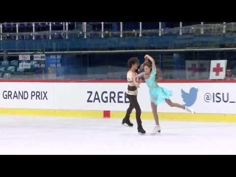 2015 ISU Junior Grand Prix - Zagreb Free Dance Angelique ABACHKINA / Louis THAURON FRA