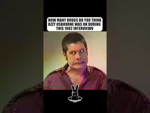 How Many Drugs Do You Think Ozzy Osbourne Was On During This 1982 Interview