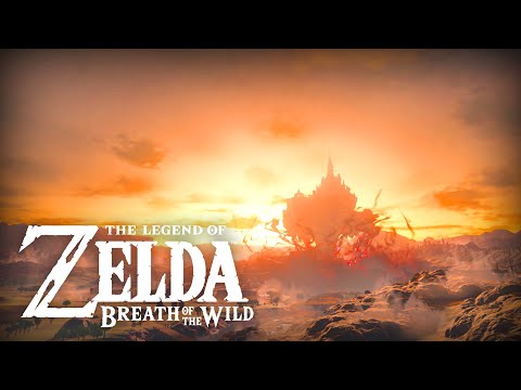 1 Hour of Floating Hyrule Castle to Study or Relax - Breath of The Wild (Sequel)