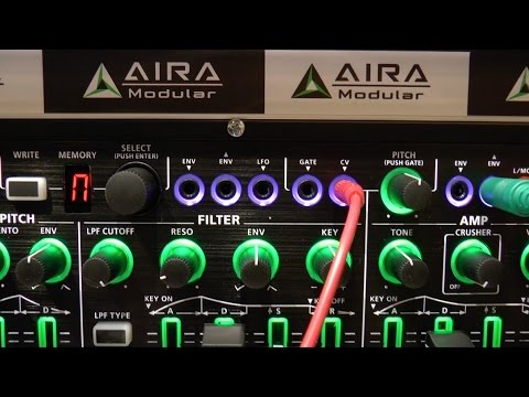 Roland System 1M - Aira Plug Out Synthesizer - First Look at Musikmesse 2015