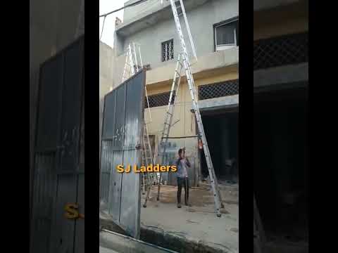 Self Supporting Ladder With Wheels