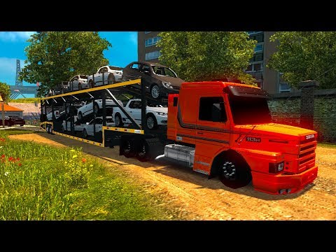 scania 113h na cegonha ETS 2 1.30