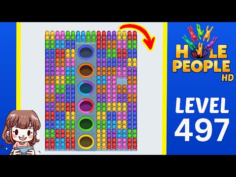 Hole People Level 497 Solution Walkthrough