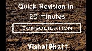 Revision in 20 mins - Consolidation | Soil Mechanics | Civil | GATE | ESE