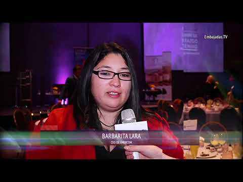 Entrevista a Barbarita Lara en la III Cumbre de Liderazgo Femenino en Santiago de Chile