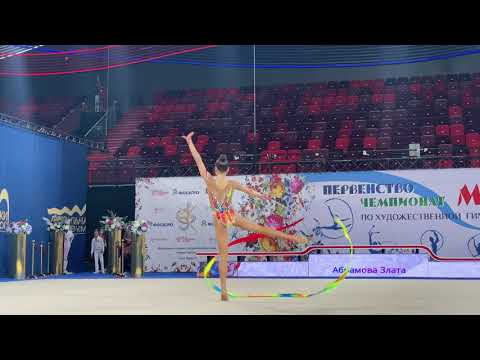 Zlata Abramova Ribbon Junior Moscow Championship 2023