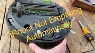 iRobot / iHome Vacuum Not Emptying Bin Automatically  Fast Easy Fix