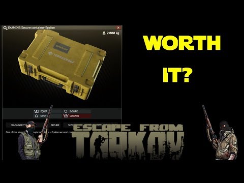 Epsilon Container Worth it?  Escape From Tarkov